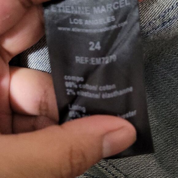 Etienne Marcel Fray Skinny in Medium Wash  Low Rise Jeans - Picture 8 of 8